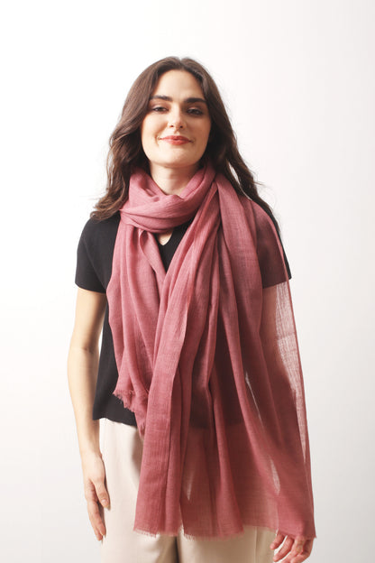 Marsala Cashmere Air Scarf