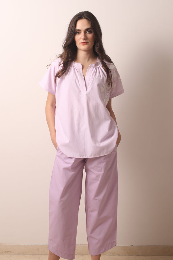 Mauve Cotton Pant- Pashma Women's