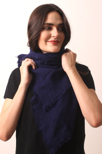 Midnight Knitted Cashmere Scarf 2- Pashma Women's