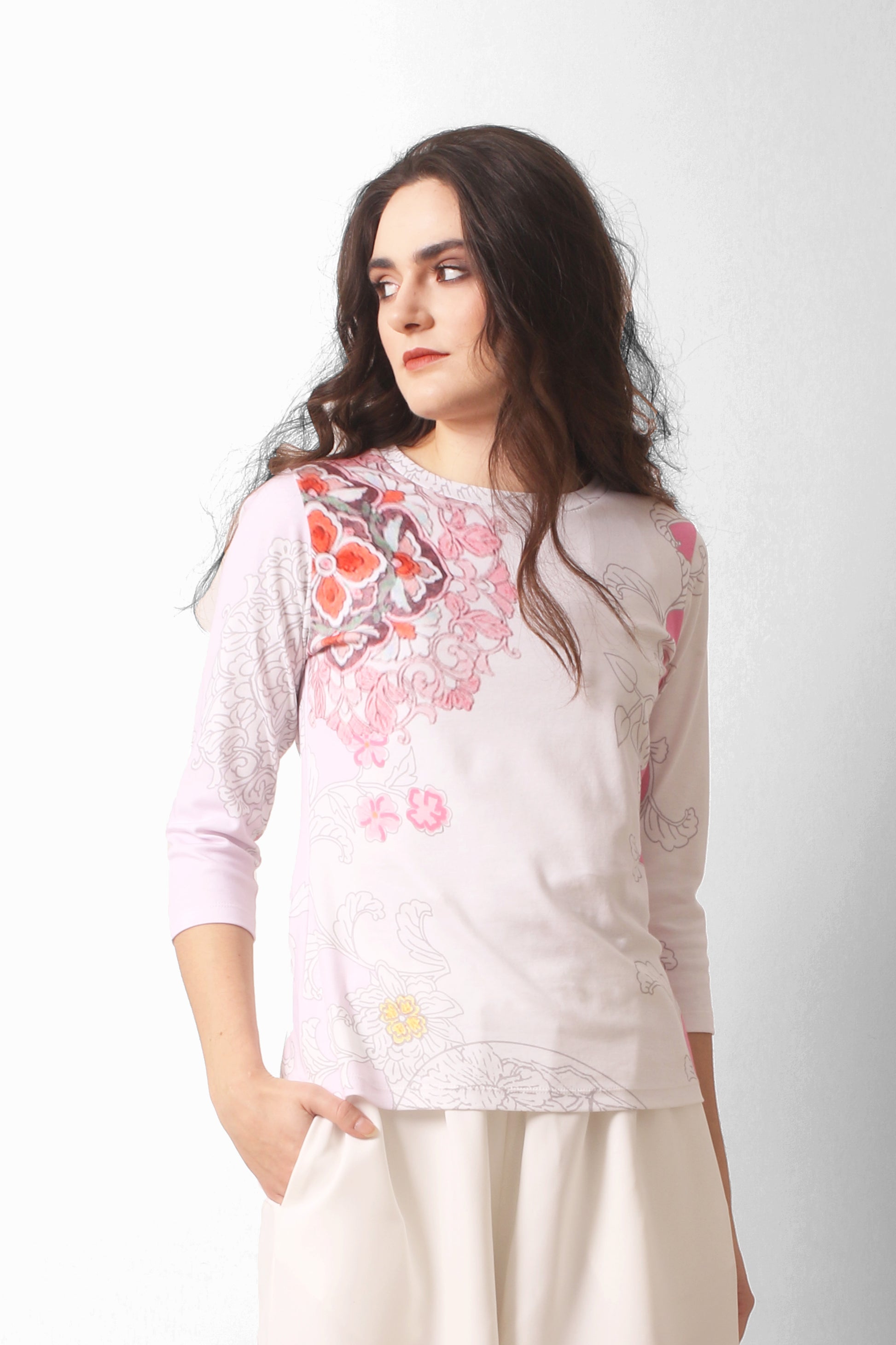 Monochrome_Ivory_and_Shades_of_Pink_Art_Noveau_T_shirt_1-_Pashma_Women_s_e2b1e5fa-cb7a-41a4-a38f-1a3edafcd97c