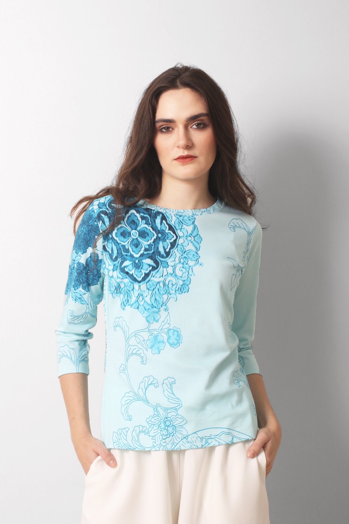 Monochrome_Shades_of_Blue_Art_Noveau_T_shirt_1-_Pashma_Women_s_36d0d76e-9e85-4a99-8653-0f4f6304ddd4