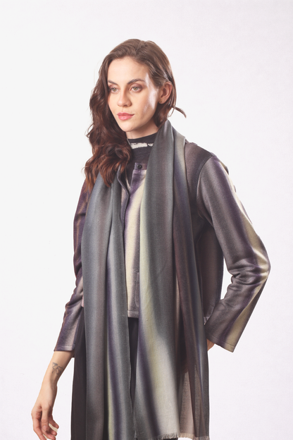 Moonlit Silk Cashmere Scarf