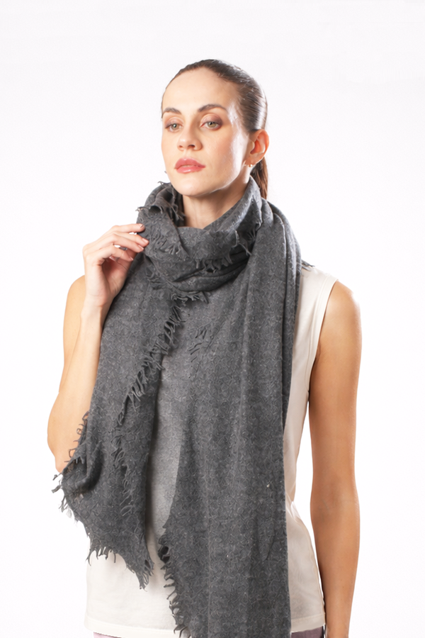 Nimbus Knitted Cashmere Scarf