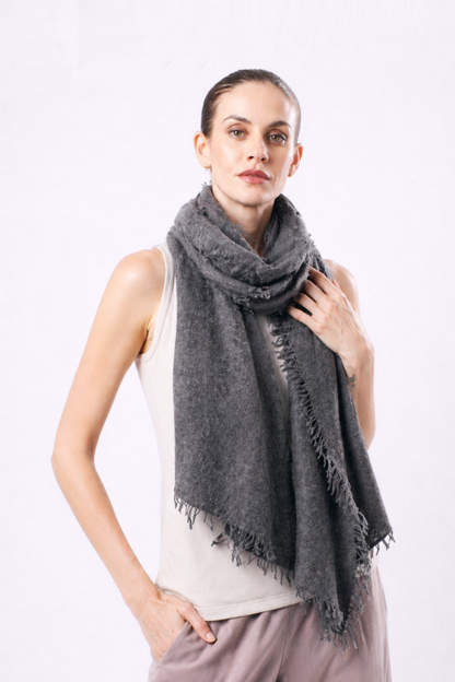 Nimbus Knitted Cashmere Scarf