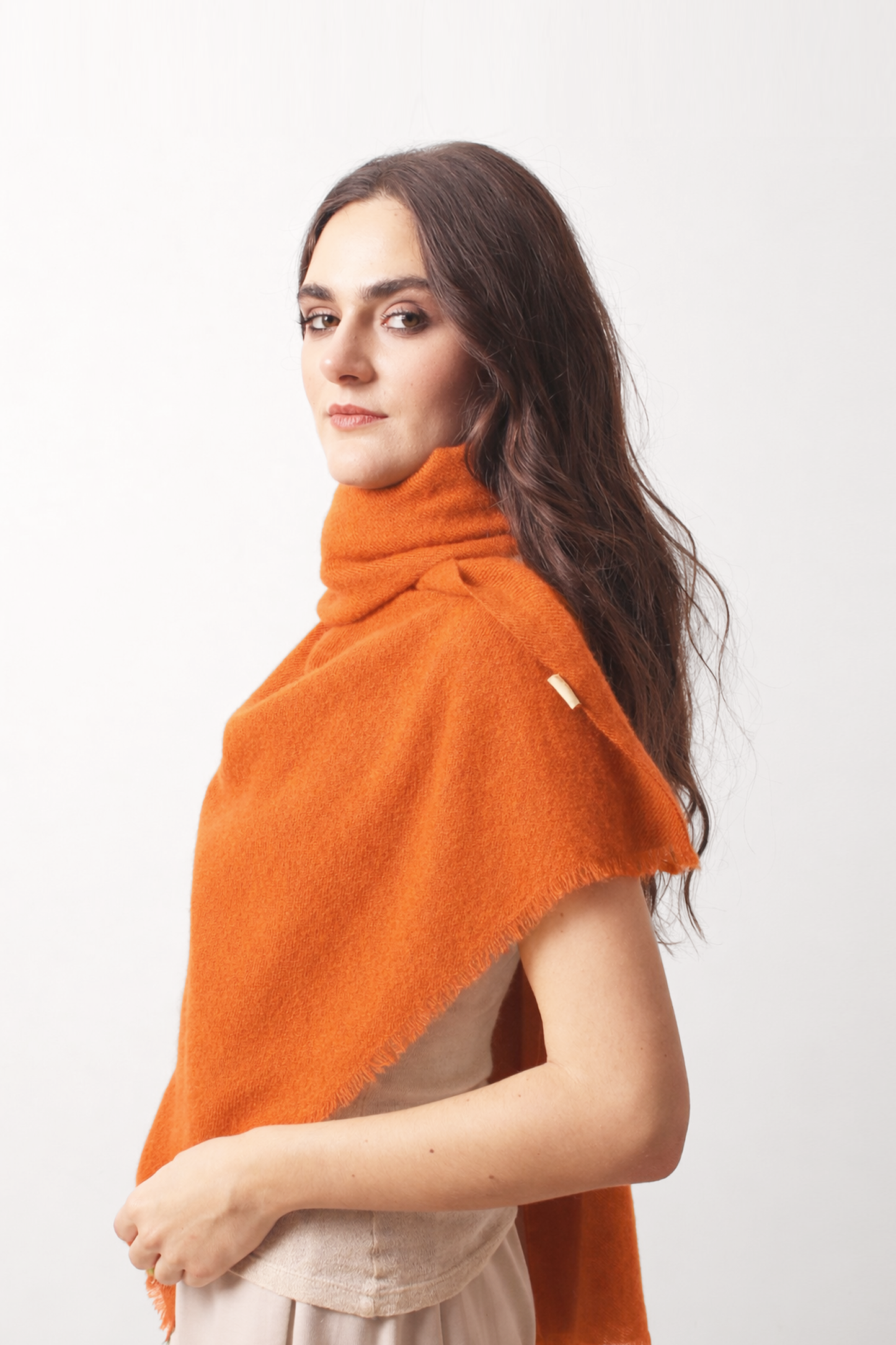 Amber Felted Cashmere Scarf
