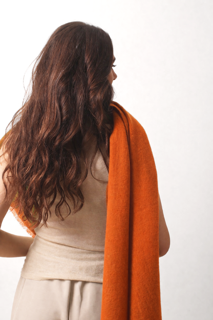 Amber Felted Cashmere Scarf