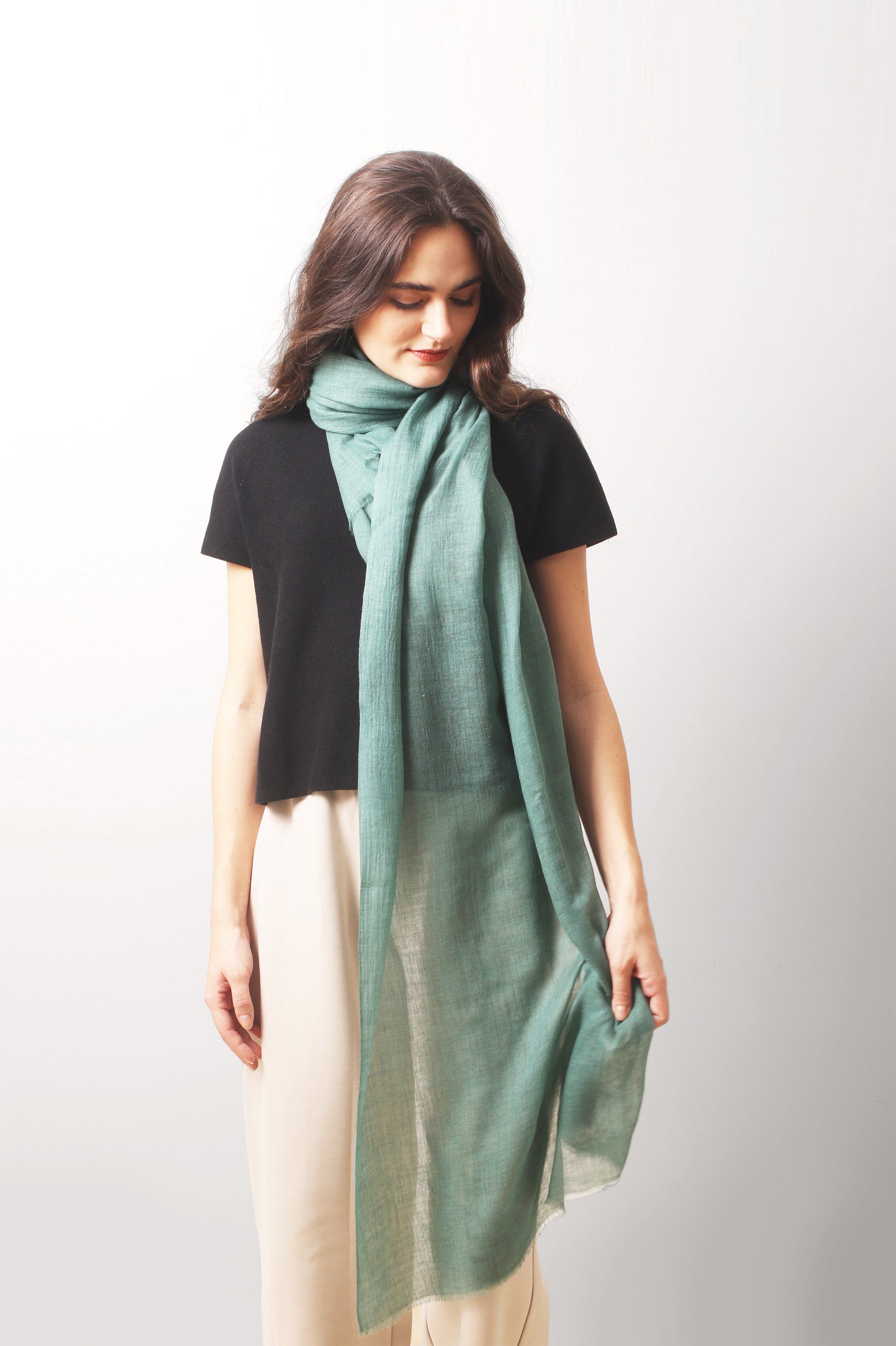 Pine Cashmere Air Scarf