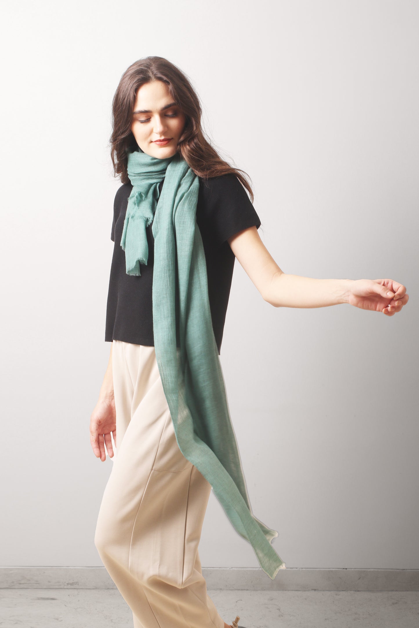 Pine Cashmere Air Scarf