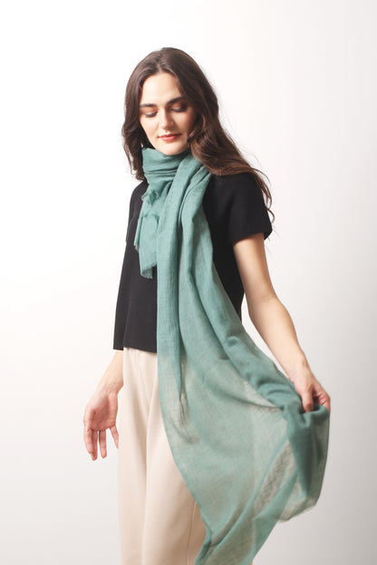 Pine Cashmere Air Scarf