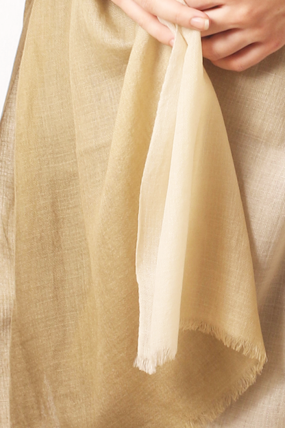Cherry Wood Ombre Diamond Cashmere Scarf