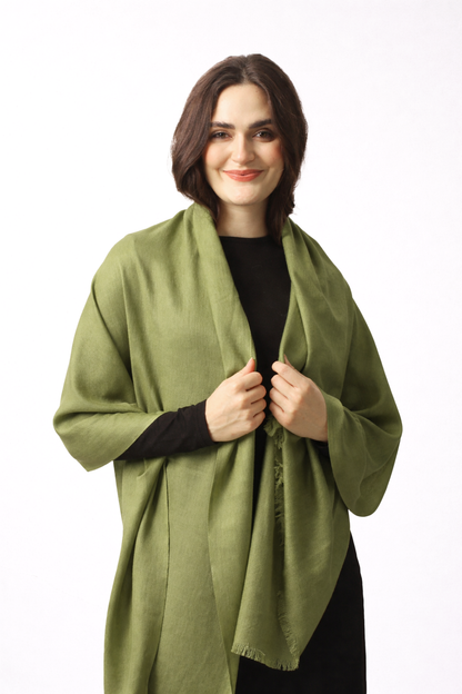 Sesame Silk Cashmere Twill Scarf