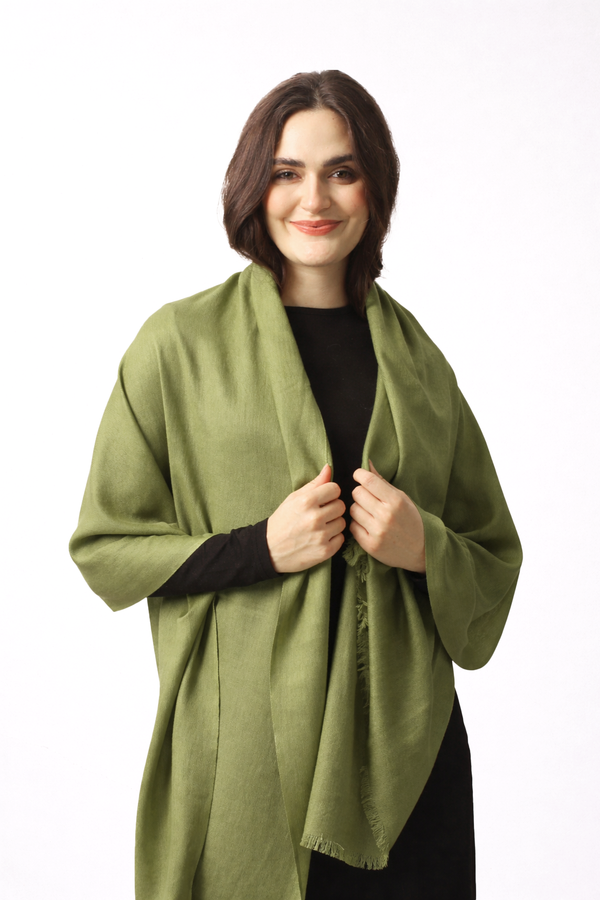 Sesame Silk Cashmere Twill Scarf