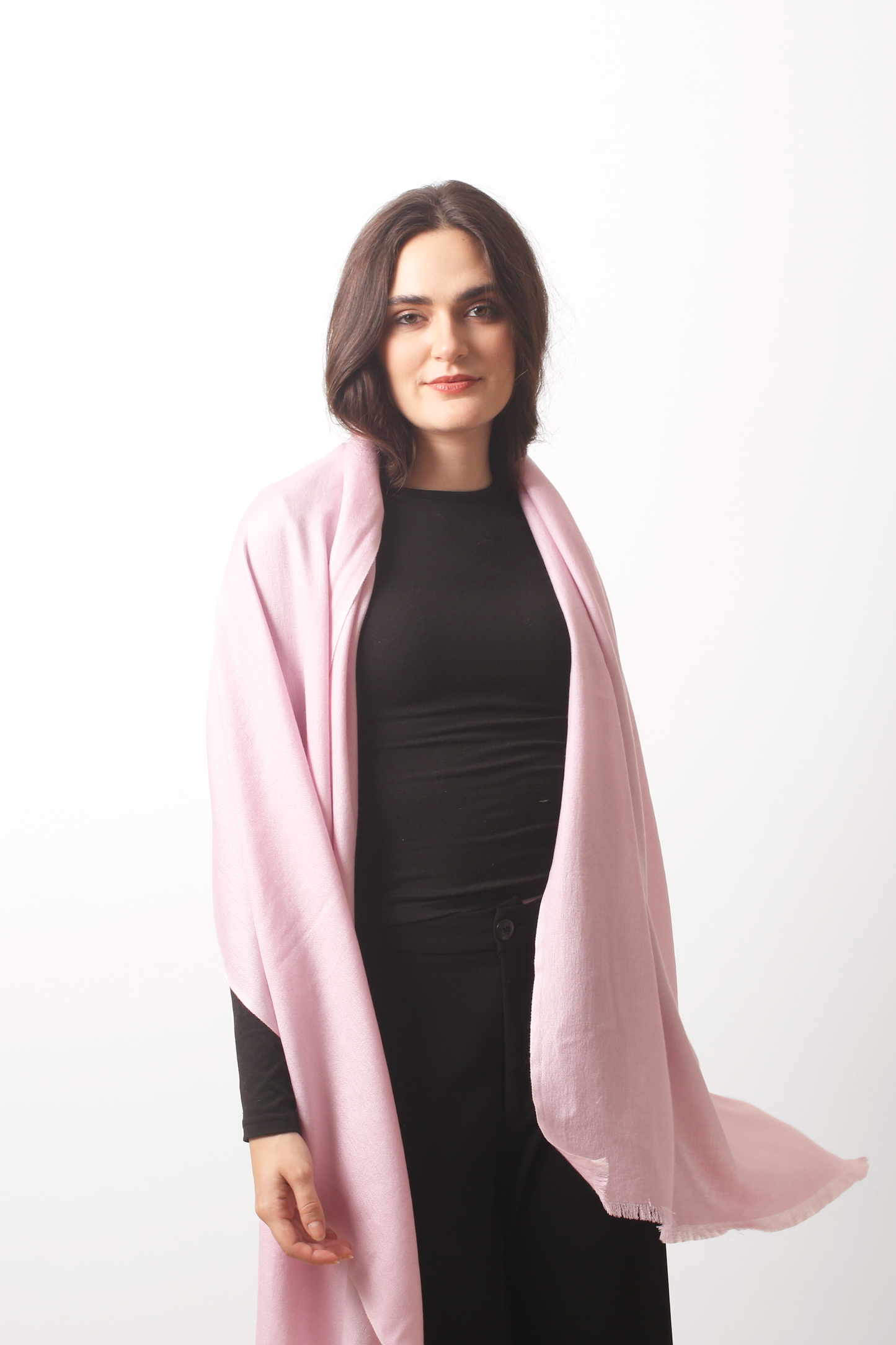 Shallot Silk Cashmere Twill Scarf