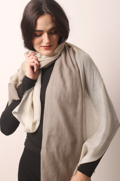 Smoke Ombre Diamond Cashmere Scarf- Pashma Woman's