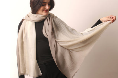 Smoke Ombre Diamond Cashmere Scarf 2- Pashma Woman's