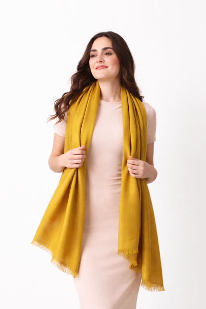 Spicy Felted Cashmere Scarf