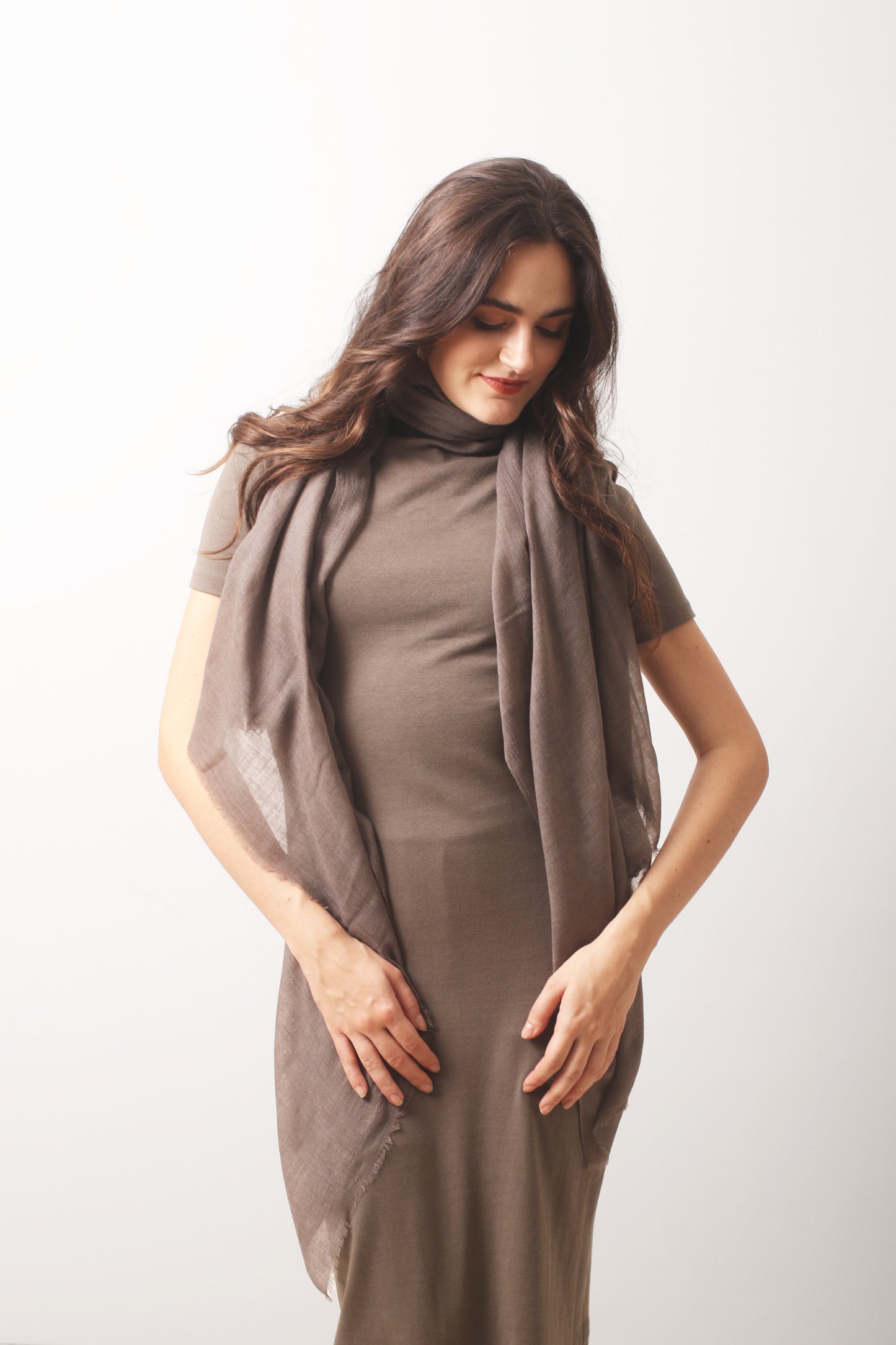 Stormy Cashmere Air Scarf