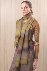 wool cashmere marshes colorplay scarf