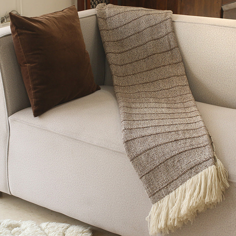 Cotton Wool Speckled Throw : Edward