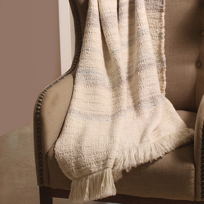 Cotton Wool Space Dyed Throw : Flora
