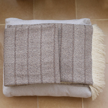 Cotton Wool Speckled Throw : Edward