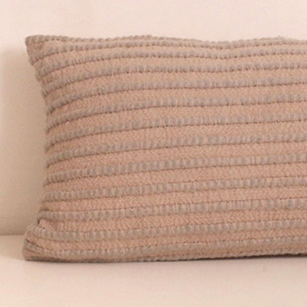 Textured Ribbed Cotton Wool Cushion : Willian