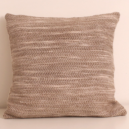 Space Dyed Cotton Wool Cushion - Azalea