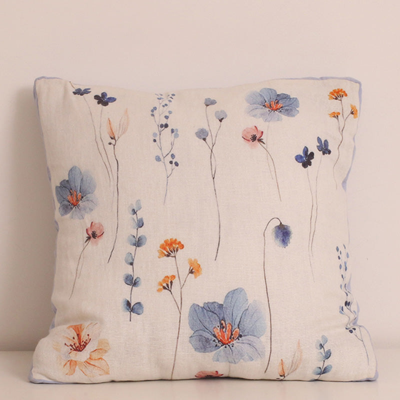 Floral Linen Cushion : Willow