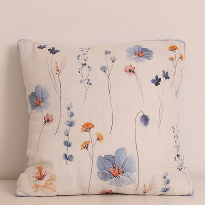 Floral Linen Cushion : Willow