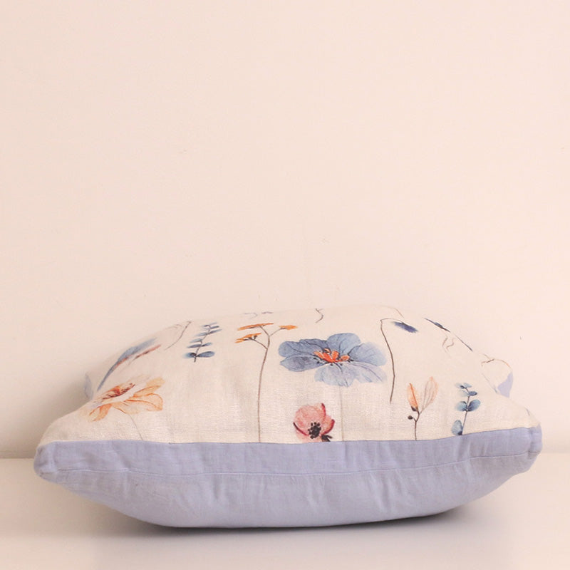 Floral Linen Cushion : Willow