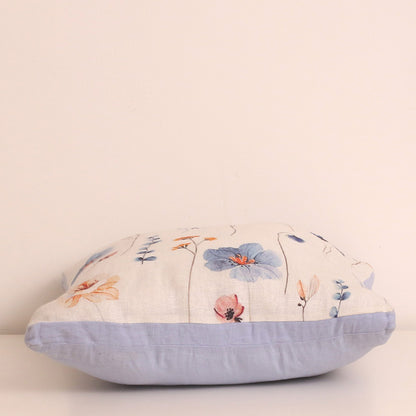 Floral Linen Cushion : Willow