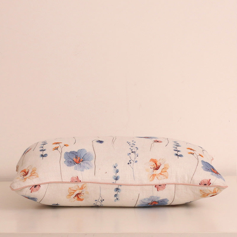 Floral Linen Cushion : Willow