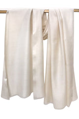 Almond Silk Wool Scarf