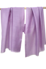 Lavender Silk Wool Scarf