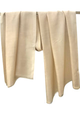 Beige Silk Wool Scarf