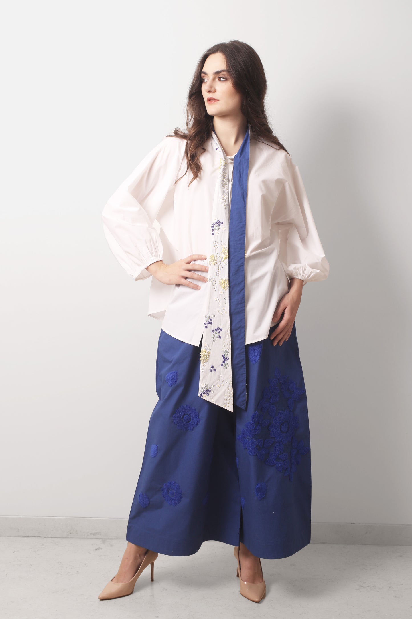 white_Tie_Neck_French_Cotton_Shirt_1-_Pashma_Women_s