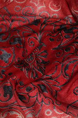 Red Silk Cashmere Scarf