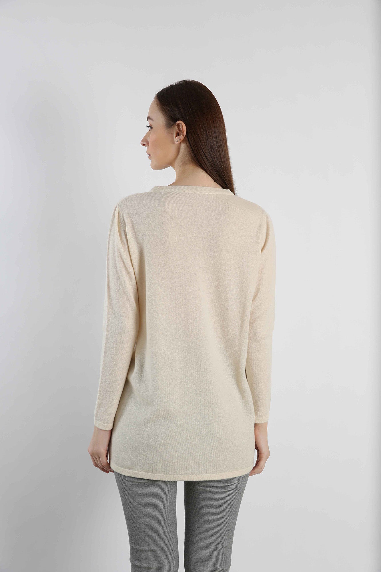 Ivory Cashmere Sweater