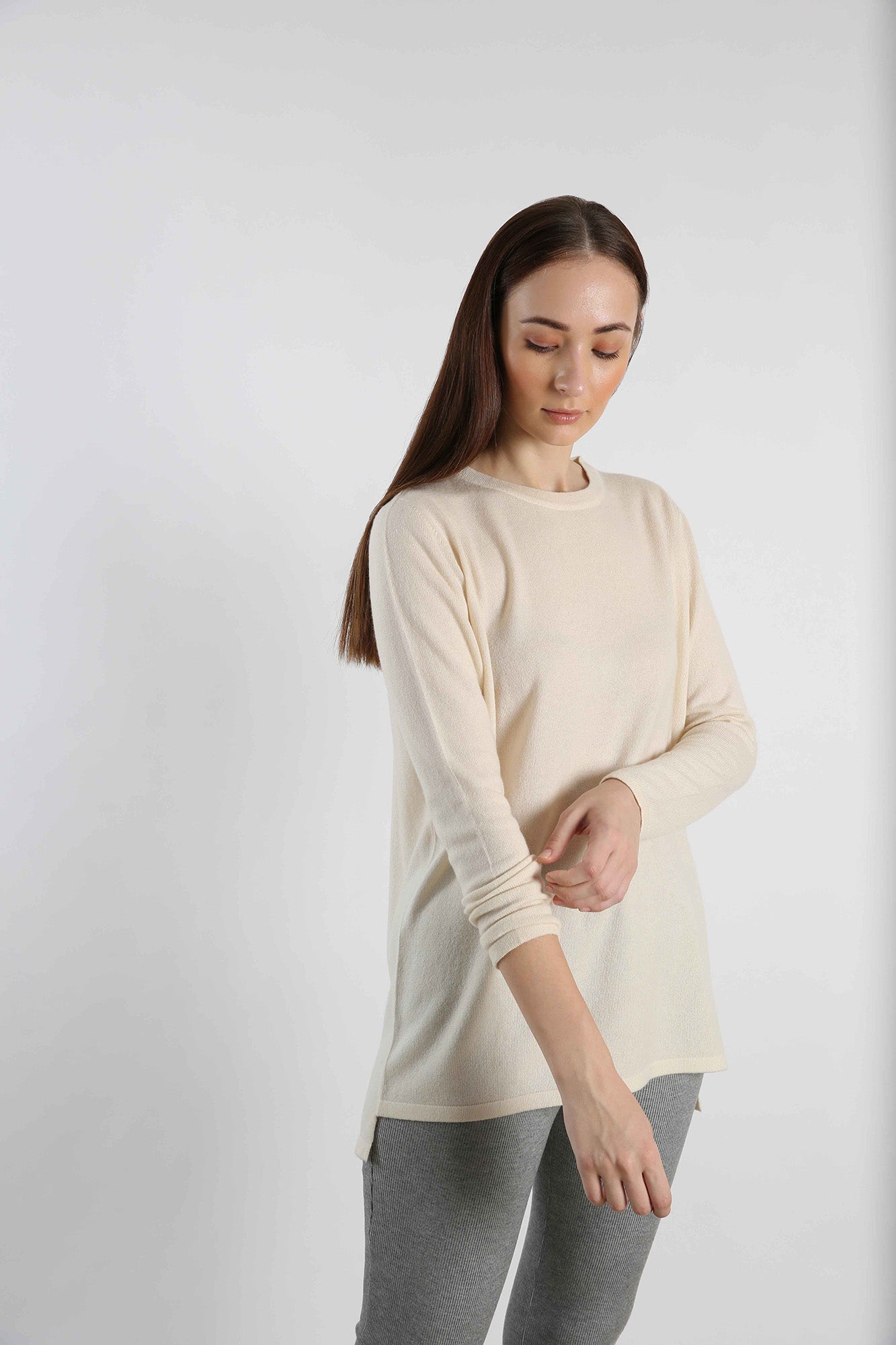 Ivory Cashmere Sweater