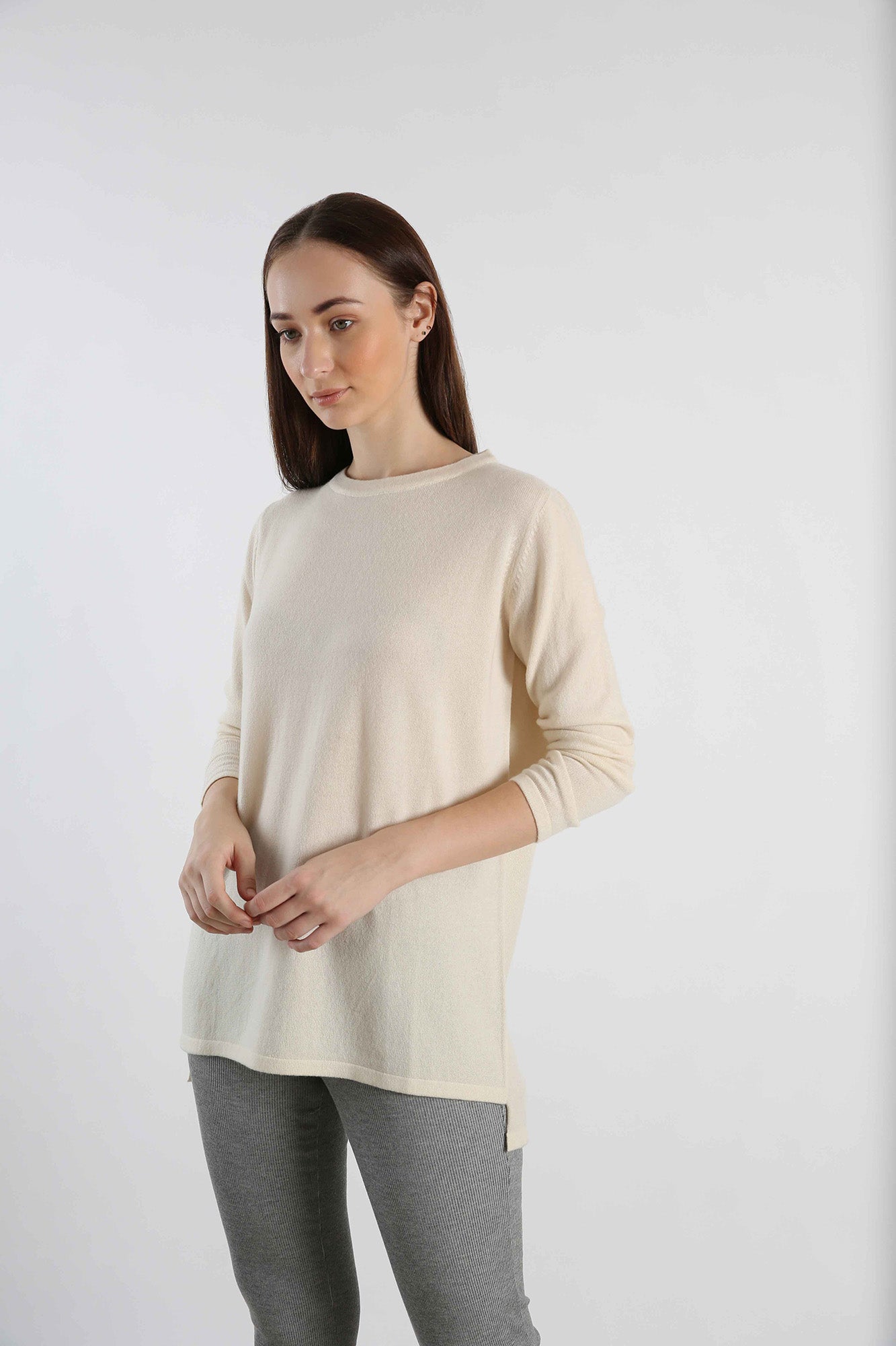 Ivory Cashmere Sweater