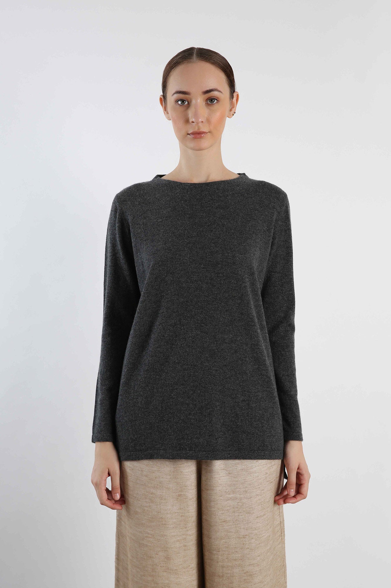 Grey Cashmere Sweater