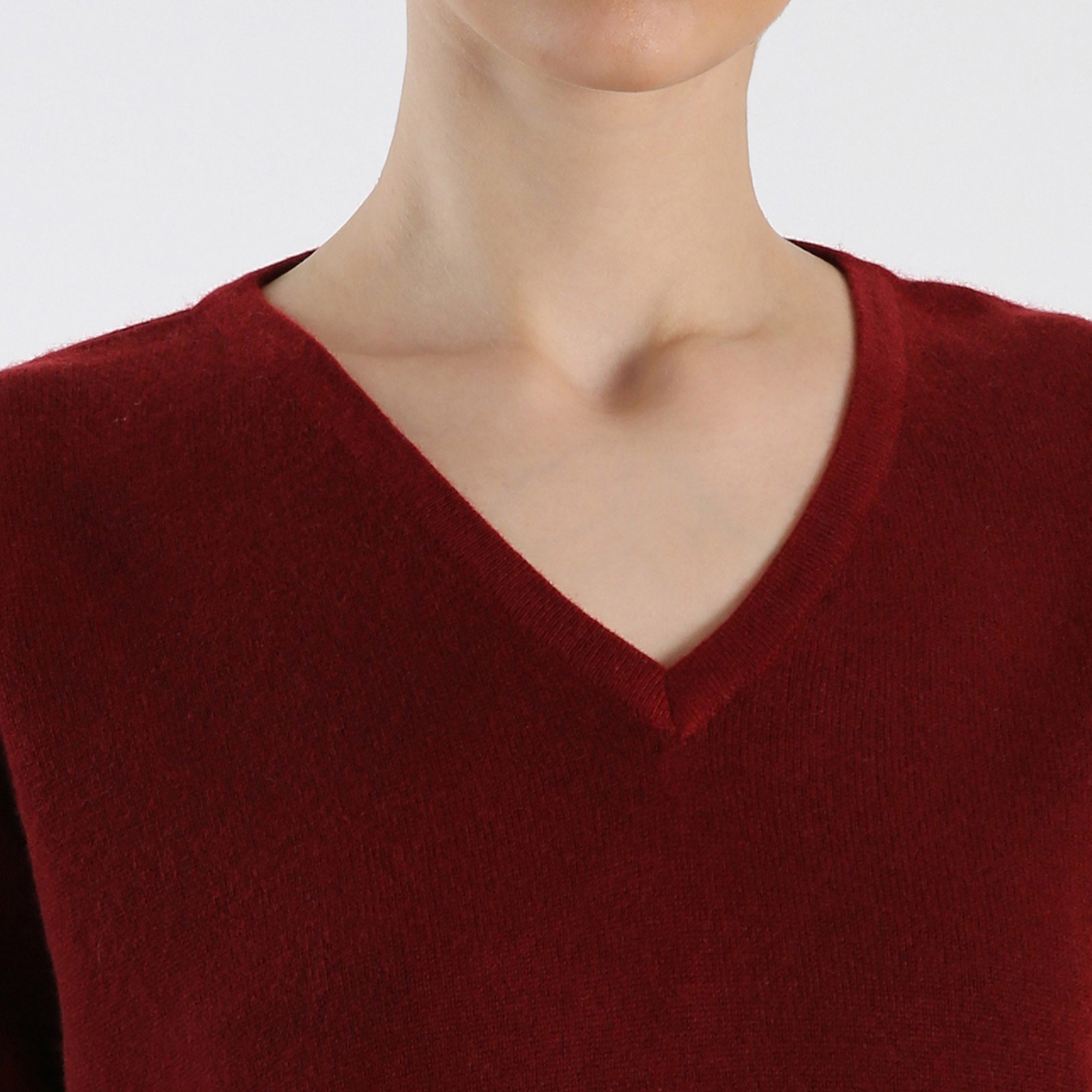 V Neck Pure Cashmere Sweater