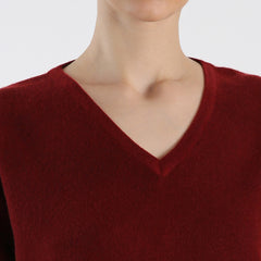 V Neck Pure Cashmere Sweater