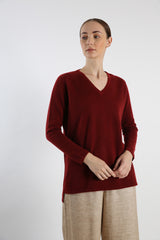 V Neck Pure Cashmere Sweater