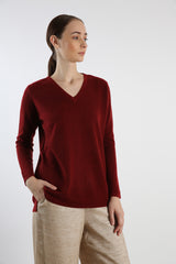 V Neck Pure Cashmere Sweater