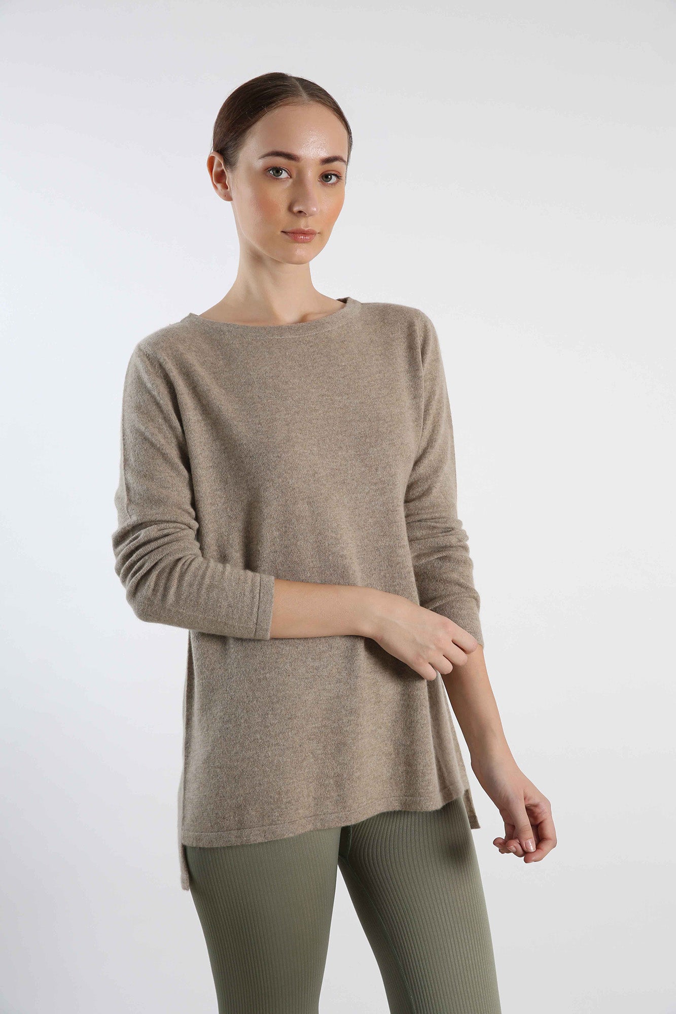 Brown Cashmere Sweater