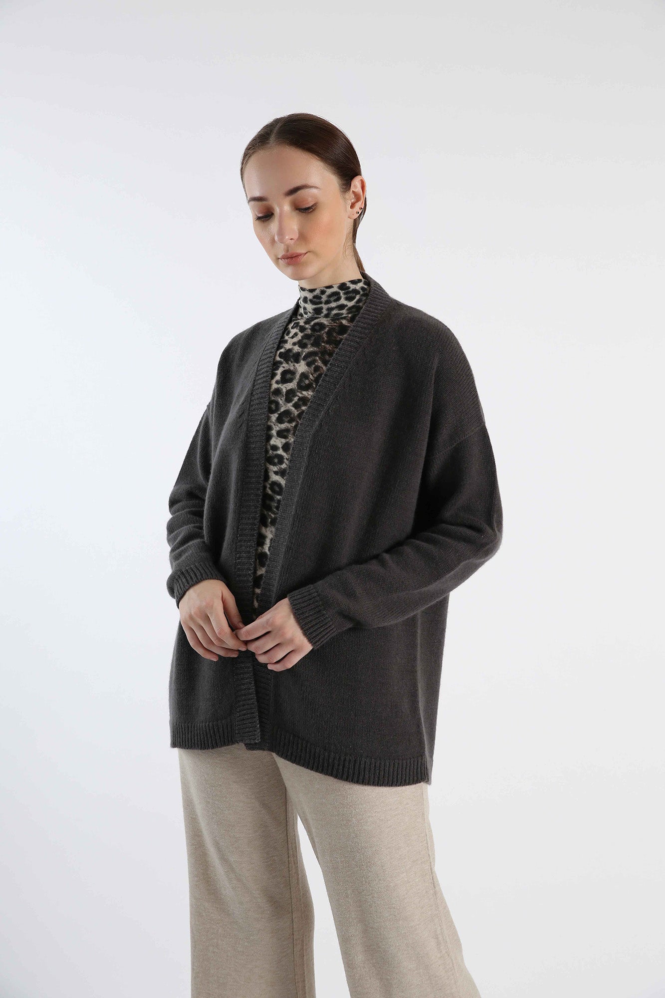 pure cashmere cardigan